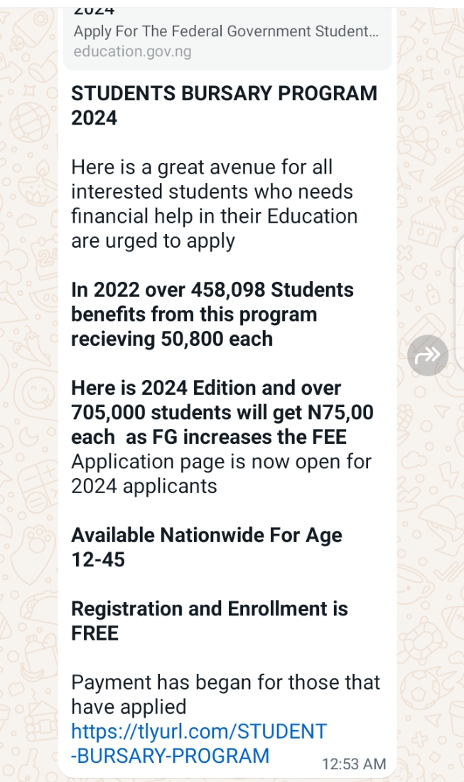 Bursary Scheme